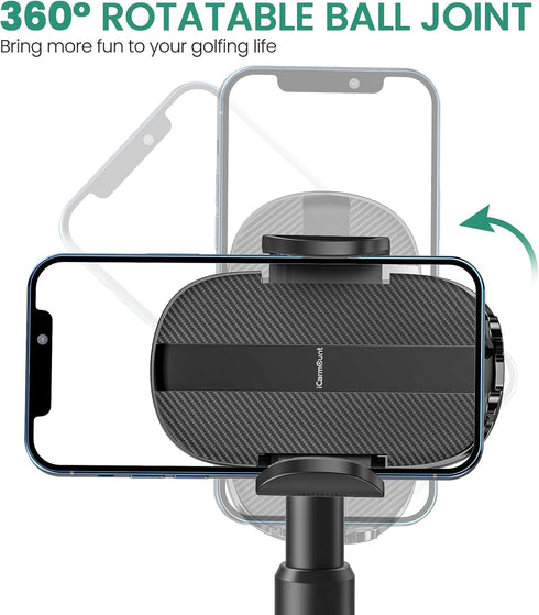 Golf Cart Accessories Universal Phone Holder Mount for 4.7-6.8" Cell Phones, Fit EZGO Club Car Yamaha, Gifts for Men,