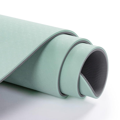 Non Slip Yoga Mat, Eco Friendly Pilates Fitness Mats, Anti-Tear 1/4" Thick for Women, Home Workout with Sling