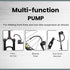 Hycline Shock Pump for Mountain Bike, High Pressure 300 Psi for Bicycle Suspension with Gauge