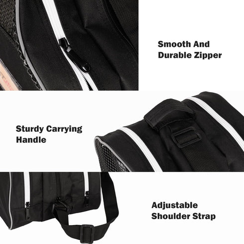 Roller Skate Bag with Adjustable Shoulder Strap for Kids and Adults, Large Capacity for Inline Skates and Accessories