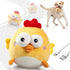 Interactive Dog Toy Ball, Upgrade Automatic 1.5H Jump Plush Toy with Removable