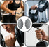 lasuroa 2pcs Weight Lifting Grips, Anti-Slip Silicone Gym Grips for Men & Women Sweat-Resistant Hand Protection