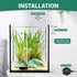 hygger Mini Aquarium Air Stone, Small Bubble Stone, Ultra Silent Oxygen Diffuser Kit for Fish Tank