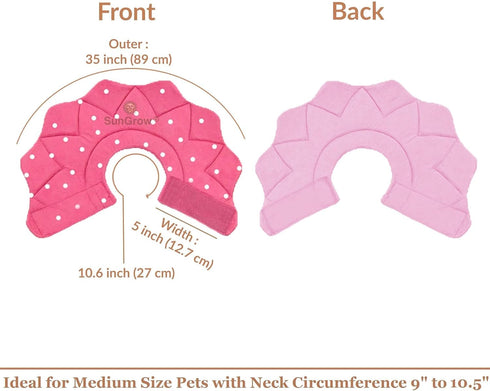SunGrow Cat Cone Collar Soft, Elizabethan E Collar for Cats & Kittens After Surgery, Recovery Suit for Wound Cover