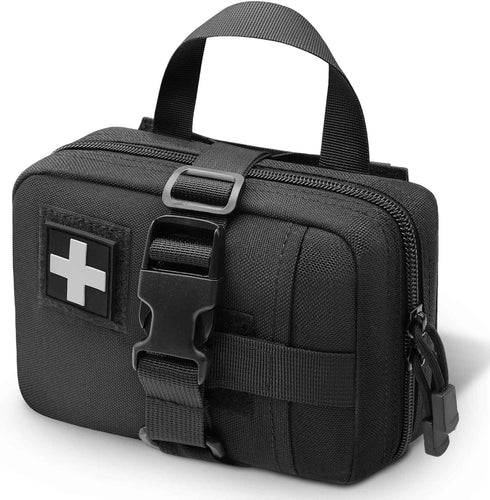 Upgrade Molle Rip Away Ifak Pouch, Tactical Small Belt First Aid Medical Utility EMT Pouch