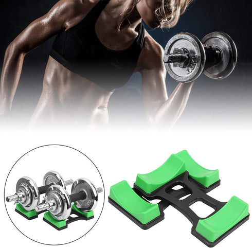 VGEBY Dumbbell Frame Stand, 2 Pcs ABS Bracket Mat, Portable Storage Frame for Fitness Equipment