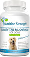 Turkey Tail Mushroom for Dogs, Supports Immune System, Gut Health, Antioxidant Activity - 120 Chewable Tablets