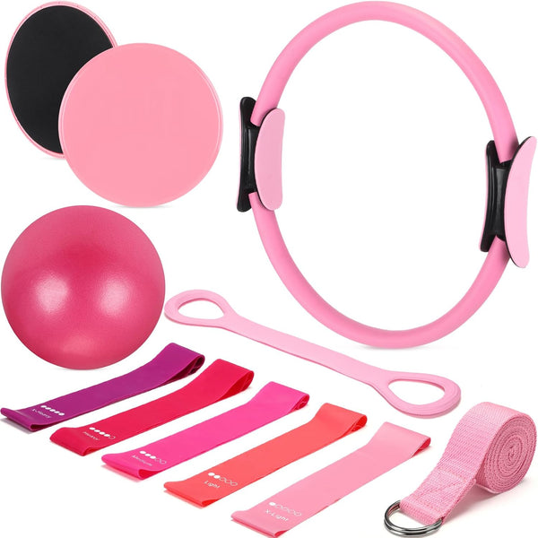 Arrowbash Set of 6 Style Pilates Home Equipment Set Pilates Essential Kit