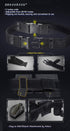 HUNANBANG 10 pcs Duty Belt Black Tactical Equipment System Set for Law Enforcement