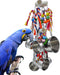 New Upgraded Metallic Pots and Multicolored Ring Toys, Pullable 8 Stainless Steel