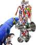 New Upgraded Metallic Pots and Multicolored Ring Toys, Pullable 8 Stainless Steel