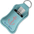 Small Personalized Chic Beach House Hand Sanitizer & Keychain Holder