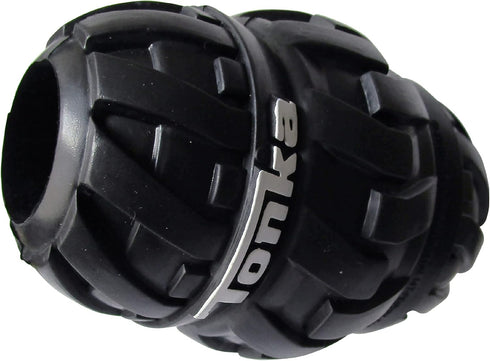 Tonka Tri-Stack Tread Feeder Dog Toy, Lightweight and Water Resistant, 4 Inches for Medium/Large Breeds