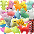 Cute Animal Designs Soft Dog Squeaky Toys (Pack of 20) for Small and Medium Dogs