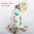 Dog Pajamas for Small Dogs, Summer Dog Clothes, Soft Doggie Onesie for Yorkie Chihuahua Teacup, Cute Pattern Apparel