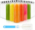 Sursip 18 oz Glass Water Bottles with Lids, Eco-Friendly Reusable Juice Bottles, Set of 12, BPA Free, Leak-Proof