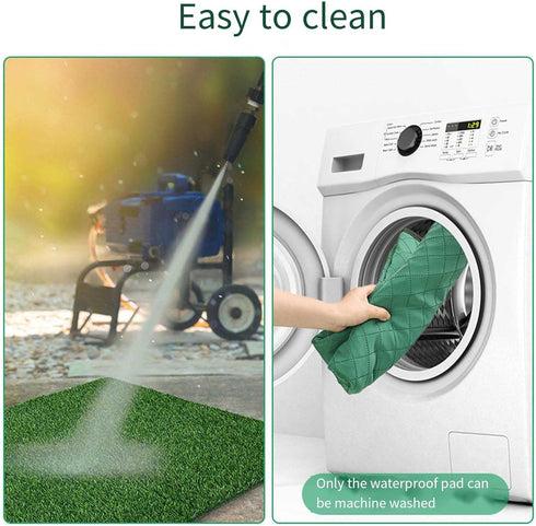 Shurhome Realistic Artificial Turfs Dog Potty Grass Pad Machine Washable Dog Potty Pad for Indoor Outdoor Use Realistic