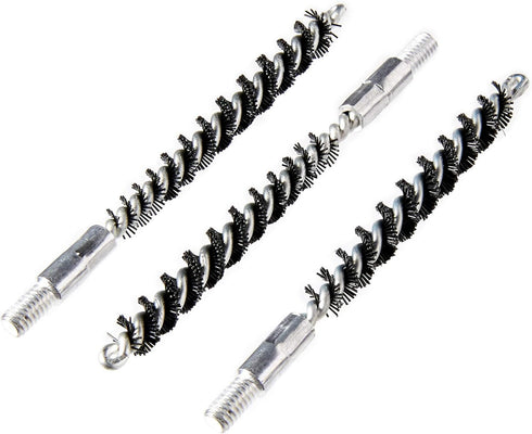 Tipton Nylon Bore Brush, .17 Caliber, 3 Pack, Durable Wire Core, Nylon Bristles for Firearm Cleaning