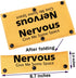 Rescue Dog Anxious Dog Leash Sleeve, Nervous Dog Leash Sleeve Gift (Nervous Space Sleeve)