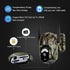 LSVISION 4G 2K 360View IP66 LTE Cellular Trail Camera with Night Vision Motion Activated Waterproof, Wildlife Game Deer