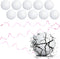 Tasdurian 12 Pcs Prank Golf Balls Funny Exploding Golf Ball with Streaming Ribbon