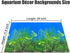 Fish Backgrounds Paper Double Sides Undersea Aquarium Poster, Colorful Sea Anemone Fish Tank Sticker Decorations.