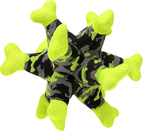 Dog Chew Squeaky Toys - Tug of War Stuffed Jack Bone Toy with Squeakers, Durable Interactive Toy for All Dog Sizes,