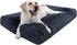 Orthopedic Extra Large Dog Bed, Washable with Removable Cover, Waterproof Crate Bed, Non-Slip Bottom, Fluffy Pet Bed