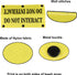 Funny Dog Leash Sleeve, Have Do Not Interact Wrap, Sleeve Pet Birthday Gift (Do Not Interact-YE Sleeve)
