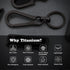 Titanium Carabiner Keychain Clip | Minimalist Key Clip EDC Quick Release Hooks