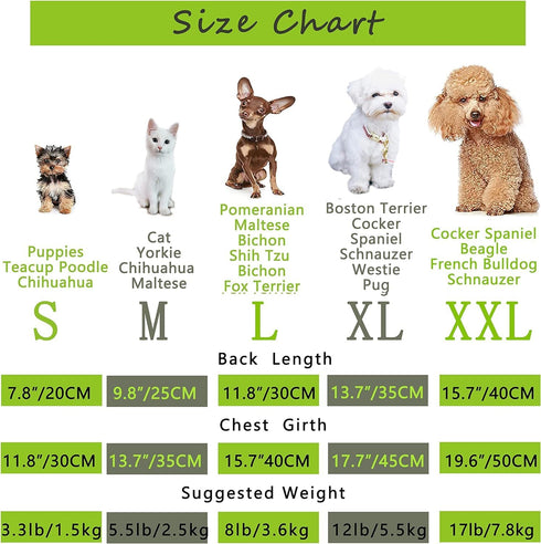 YAODHAOD 100% Cotton Dog Shirt, Lightweight Pet T-Shirts for Medium Small Dogs (2pack) (M)