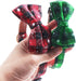 KUDES 2 Pack Christmas Snowflake Dog Collars, Breakaway with Bow Tie and Bells for Cats and Small Pets (Red & Green)