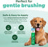 TropiClean Fresh Breath Finger Toothbrushes for Dogs & Puppies - Gentle Soft Toothbrush Alternative