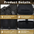 Tactical Admin Pouch Utility Molle Pouch EDC Tool Bag of Laser-Cut Design EMT Medical First Aid Kit Pouch Includes Flag