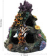 PINVNBY Coral Aquarium Decoration, Fish Tank Resin Rock Mountain Cave Ornaments for Betta Fish House.
