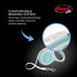 FLEXI New Comfort Retractable Dog Leash (Tape), 16 Ft, Small, Blue/Pastel, for Dogs Up to 33 Lbs