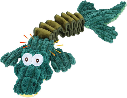 Squeaky Dog Toys for Large Dogs, Plush Stuffed Pet Toys with Crinkle Paper, Interactive Tug of War Toys