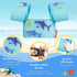 20-30-40-50lbs, Swimming MoKo Swim Arm Band for Kids Toddler Swim Vest Cute Cartoon Wings Pool Floats Sleeve Children