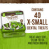 Merrick Fresh Kisses Natural Dental Chews for Tiny Dogs, Infused with Coconut and Botanical Oils, 106 ct Box