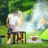 Toyvian Portable Outdoor Foldable Aluminum Camping Table Mini Collapsible Beach Side Table for Hiking Picnic