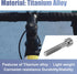 uxcell Titanium Tone Universal M6x35 Bike Stem Bolt, Bicycle Headset Stem Bolt Accessory