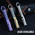TACRAY Titanium Whistle – Ultra-Loud 120+ dB, Lightweight & Durable, Perfect for Emergency Survival, Hiking, Camping