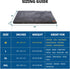 Memory Foam Dog Crate Pad, Medium 30-inch, Grey Orthopedic Pet Bed Mat with Waterproof Lining, Removable Washable Cover