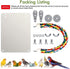 BWOGUE 7 Inch Bird Mirror with Rope Perch, Cockatiel Mirror for Cage Bird Toys, Swing Parrot Cage Toys