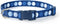 Mile High Life Nylon Puppy Dog Collar with Cute Patterns for Small/Medium/Large Dogs (A-Blue Dots, Small Neck 11"-15")