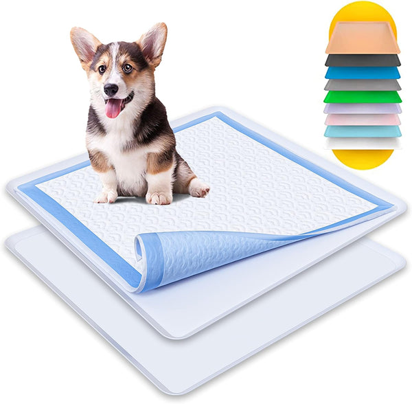 TidyFriend 2 Pack Dog Pee Pad Holder Tray - Fits Up to