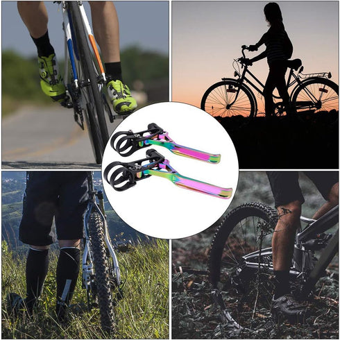 Keenso Ultralight Aluminum Alloy Bike Brake Levers, Oil Slick Cycling Accessory for Road/Mountain Bikes