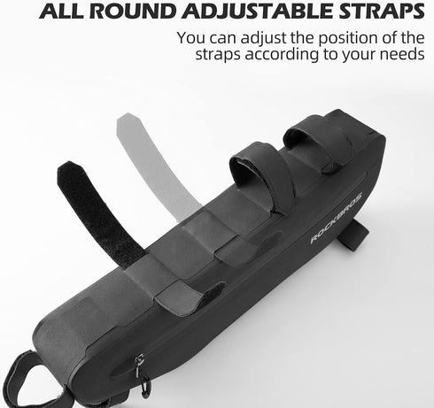 ROCKBROS Waterproof Bike Frame Bag - Triangle Bag for Bicycle Under Top Tube Storage