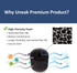 2-Pack 5-20 UNEAK Large Premium Pre Filter Sponge Aquarium Intake High-Porosity Foam Roll Fish Tank Shrimp Beta Baby