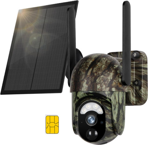 LSVISION 4G LTE Cellular Trail Camera with Night Vision Motion Activated Waterproof, Wildlife